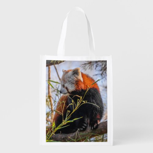Red panda grocery bag