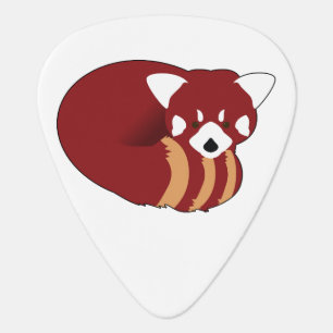 Red Panda Guitar Pick