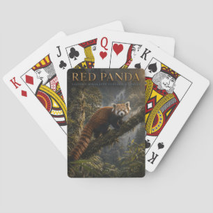 Red Panda Himalayan Forest ANIMALS Poker Cards