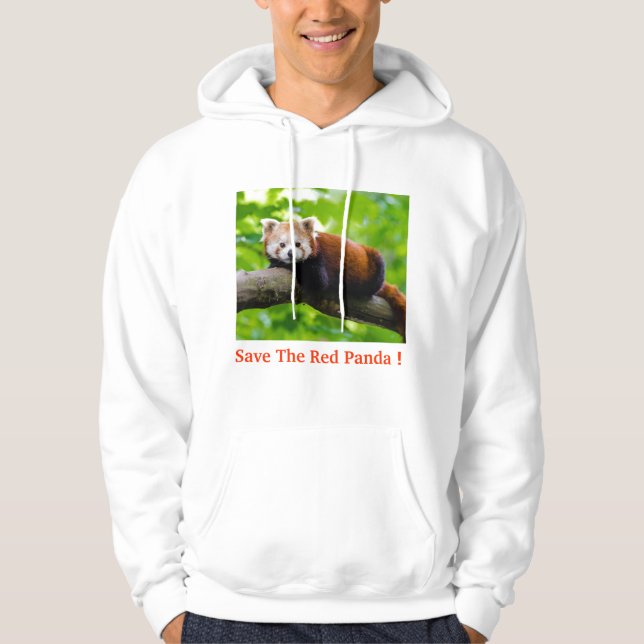 Red Panda Hoodie (Front)