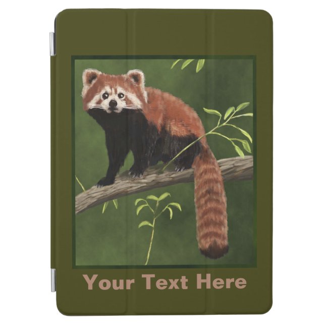 Red Panda iPad Air Cover (Front)