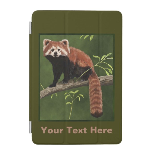 Red Panda iPad Mini Cover (Front)
