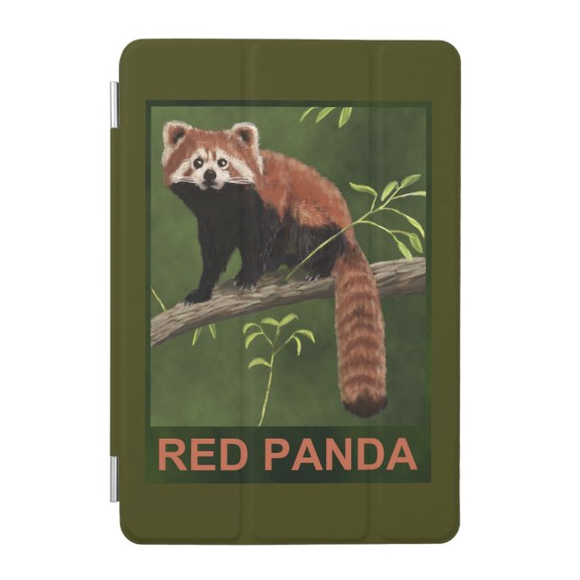 Red Panda iPad Mini Cover (Front)