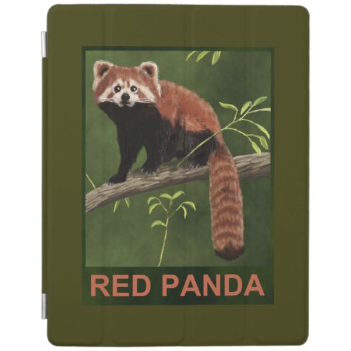 Red Panda iPad Smart Cover