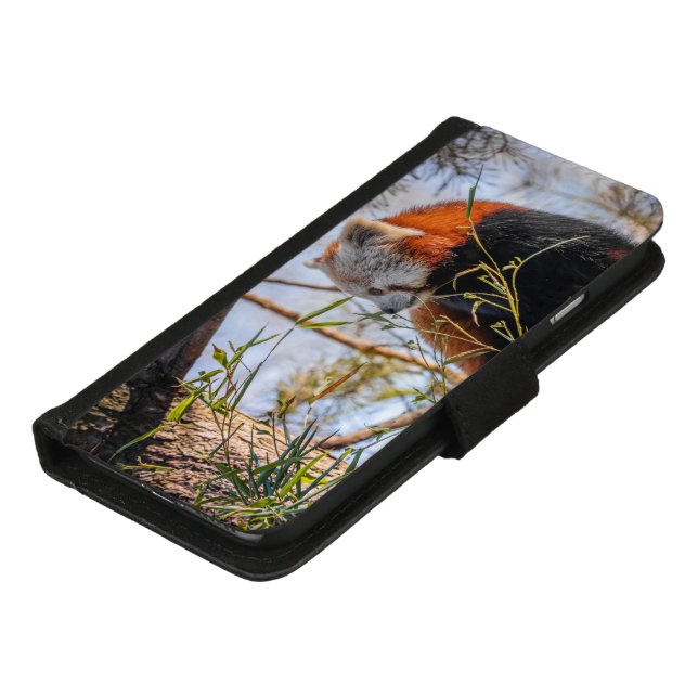 Red panda iPhone wallet case (Bottom)