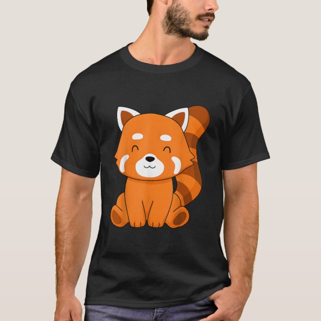 Red Panda Kawaii Red Panda Red Panda T-Shirt (Front)