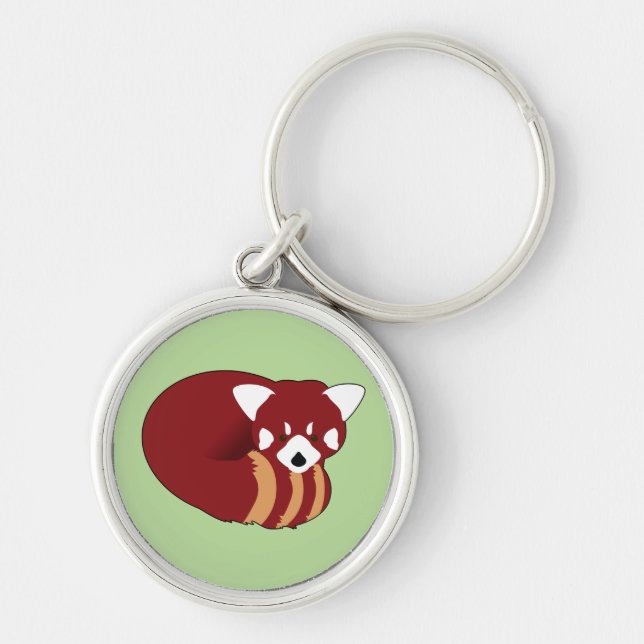 Red Panda Keychain (Front)