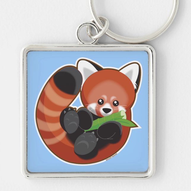 Red Panda Keychain (Front)