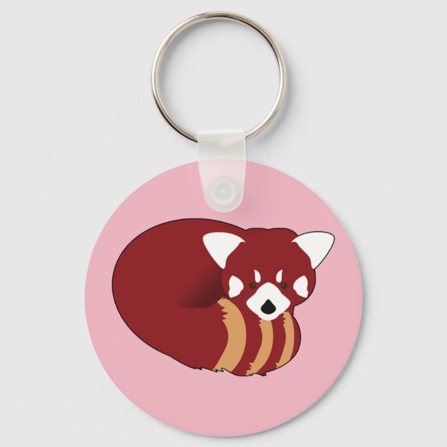Red Panda Keychain (Front)