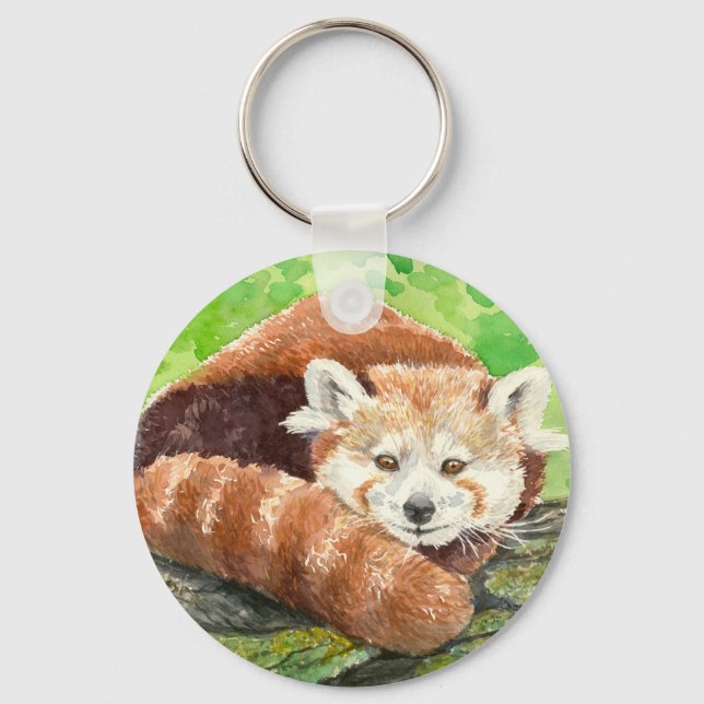 Red panda keychain (Front)