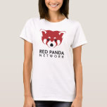 Red Panda Logo Tee at Zazzle