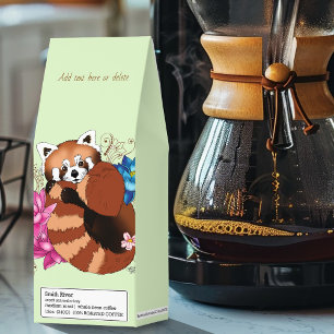 Red Panda Lotus Flowers Henna Roasted Coffee
