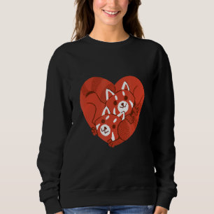 Red Panda Love Pandas Cute Animals Bears Sweatshirt
