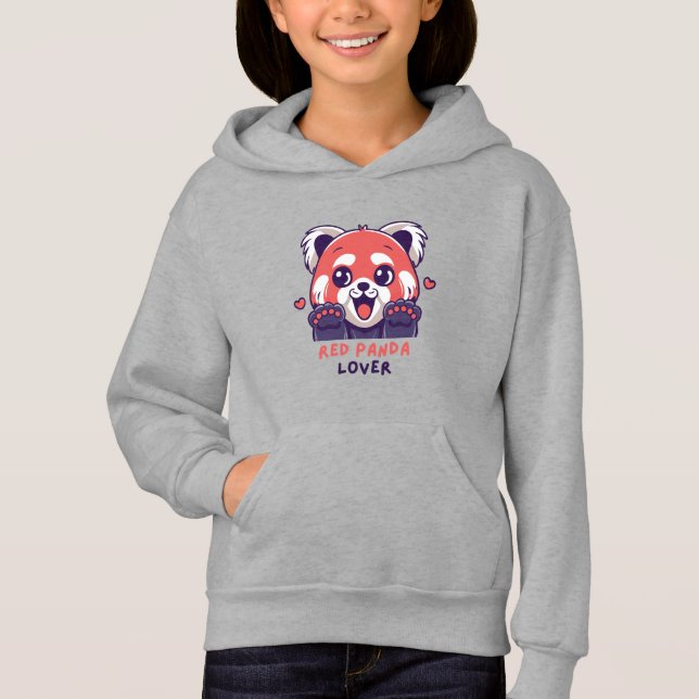 Red Panda Lover Hoodie (Front)