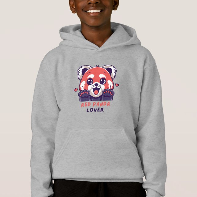 Red Panda Lover Hoodie (Front)