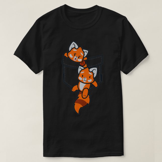 Red Panda  Men Women Red Panda Lover Gift Red Pand T-Shirt (Design Front)