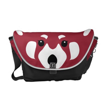 Red Panda Messenger Bag