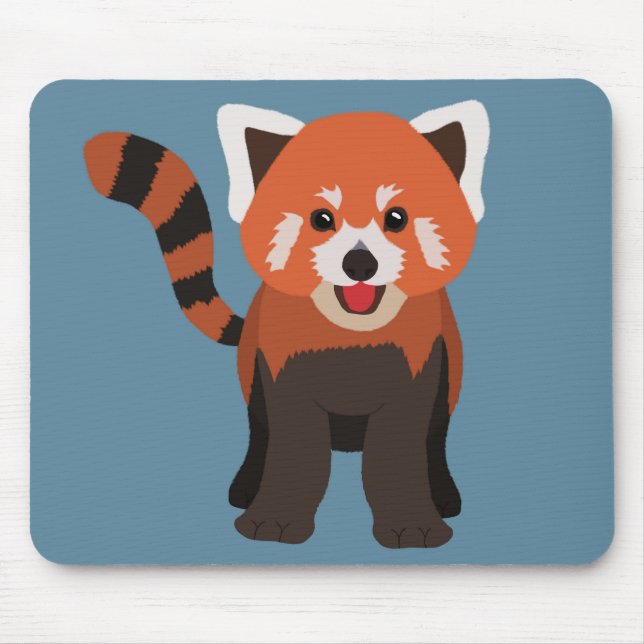 Red Panda Mousepad (Front)