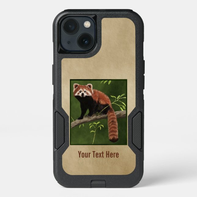 Red Panda Otterbox iPhone Case (Back)