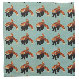 Red Panda & Owl Napkin