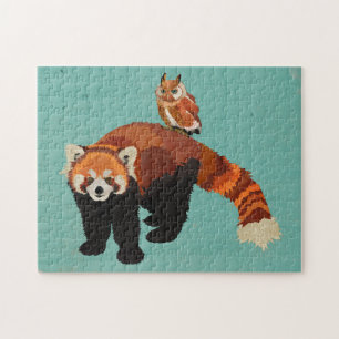 Red Panda & Owl Puzzle