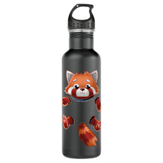 Red Panda - Pocket Stainless Steel Water Bottle