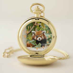Red Panda Pocket Watch
