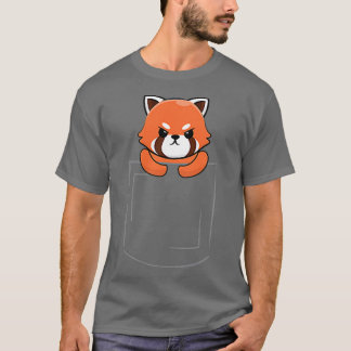 Red Panda PocketFor Panda Lovers Red Panda  T-Shirt