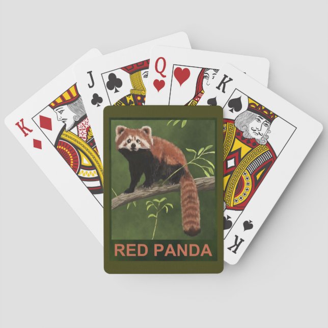 Red Panda Poker Cards (Back)