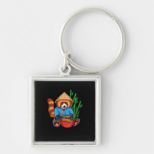 Red Panda Ramen Cook Men Women Kids Ramen Gift Keychain