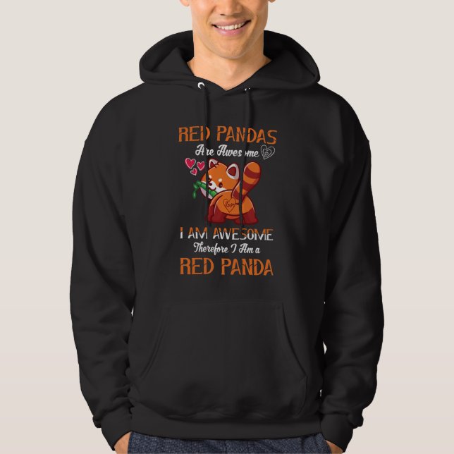Red Panda Red Panda Lover Red Panda Hoodie (Front)