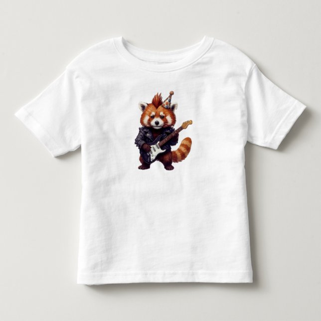 Red Panda Rocker T-Shirt (Front)