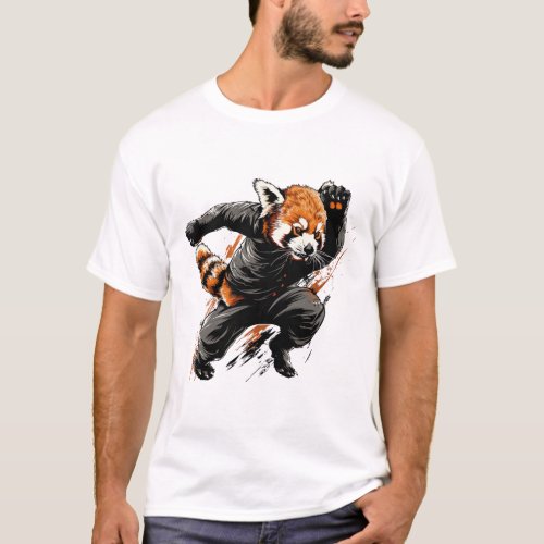 Red panda runs fast T_Shirt