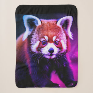 Red Panda Sherpa Blanket