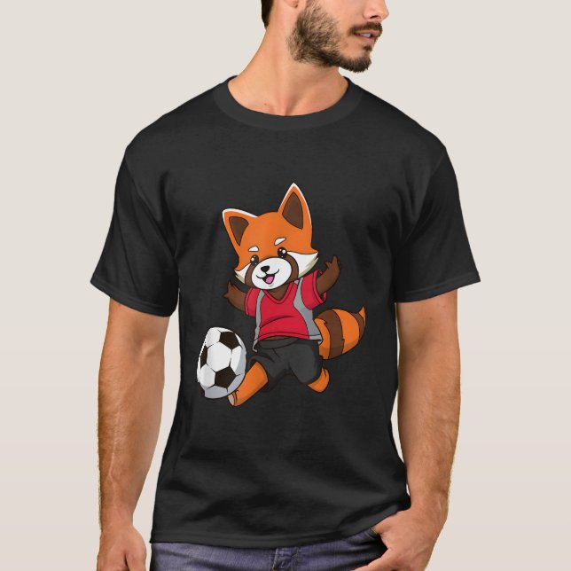 Red Panda Soccer T-Shirt (Front)