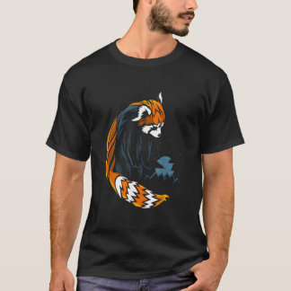 Red Panda Tattoo Style T-Shirt