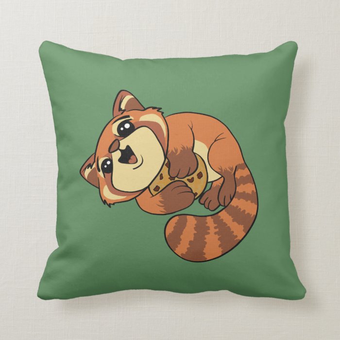 red panda pillow