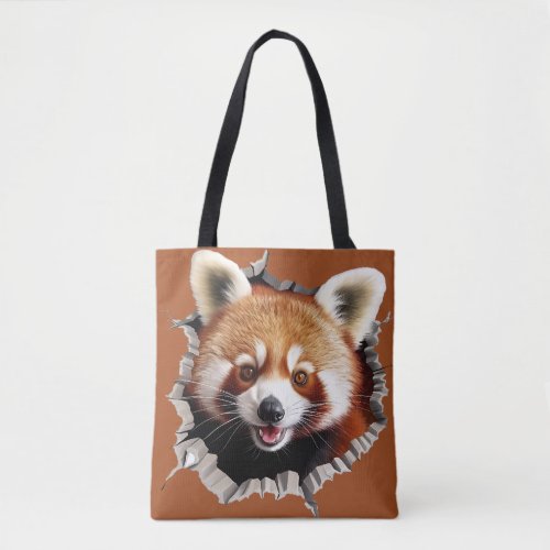 Red Panda Tote Bag