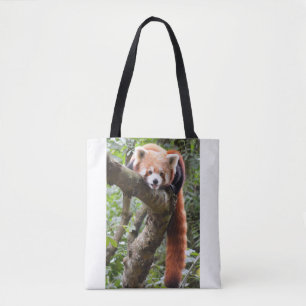 Red Panda Tote Bag
