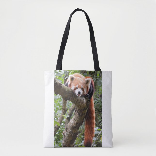 Red Panda Tote Bag (Front)
