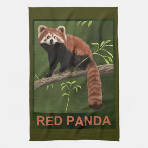 Red Panda Towel