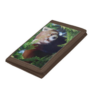 Red Panda Trifold Wallet