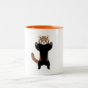 Red Panda Two-Tone Coffee Mug