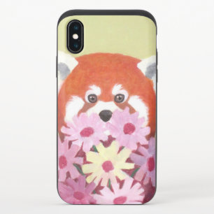 Red Panda iPhone XS Slider Case