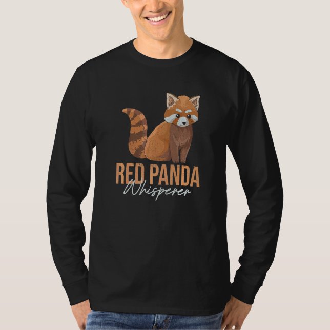Red Panda Whisperer For A Red Panda Zoo Keeper T-Shirt (Front)