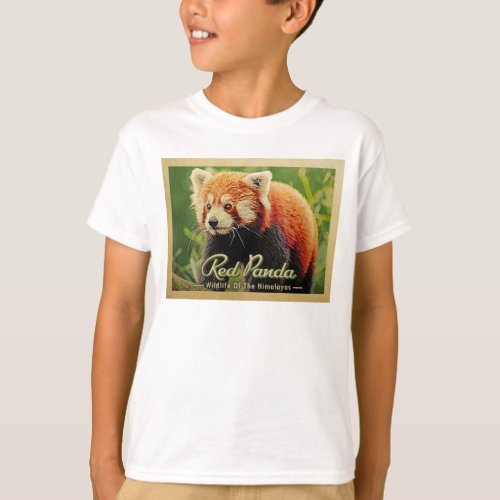 Red Panda _ Wildlife Of The Himalayas T_Shirt