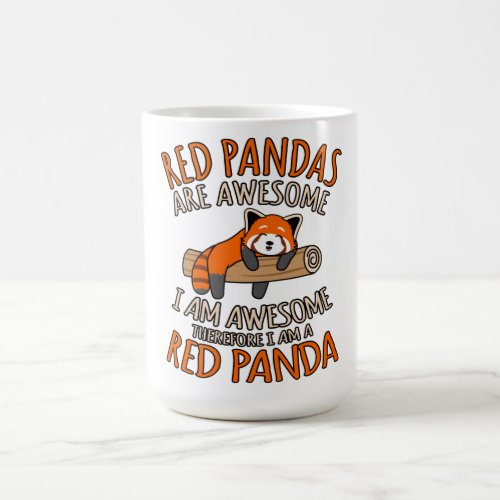 Red Pandas Are Awesome Cute Pet Animal Panda Lover Coffee Mug