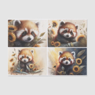 Red Pandas Tissue Paper