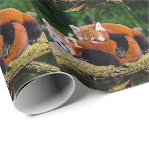 Red Pandas Wrapping Paper