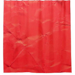 Red paper abstract texture backgroundabstract, age shower curtain